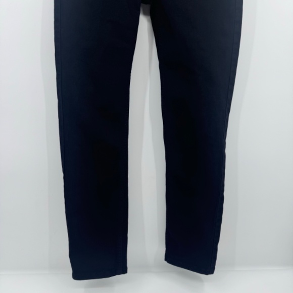 Levis 502 Jeans Men 29x31 Black Regular Taper Fit Denim Stretch Mid Rise - Picture 3 of 14